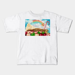 A squirrel in candy land! Kids T-Shirt